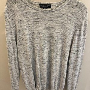 Mens Large Light wash Gray Bloomingdales Mens Store Sweater